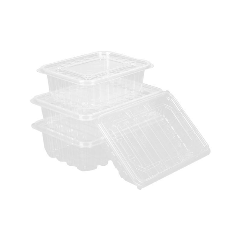 Kotak kemasan buah transparan sekali pakai