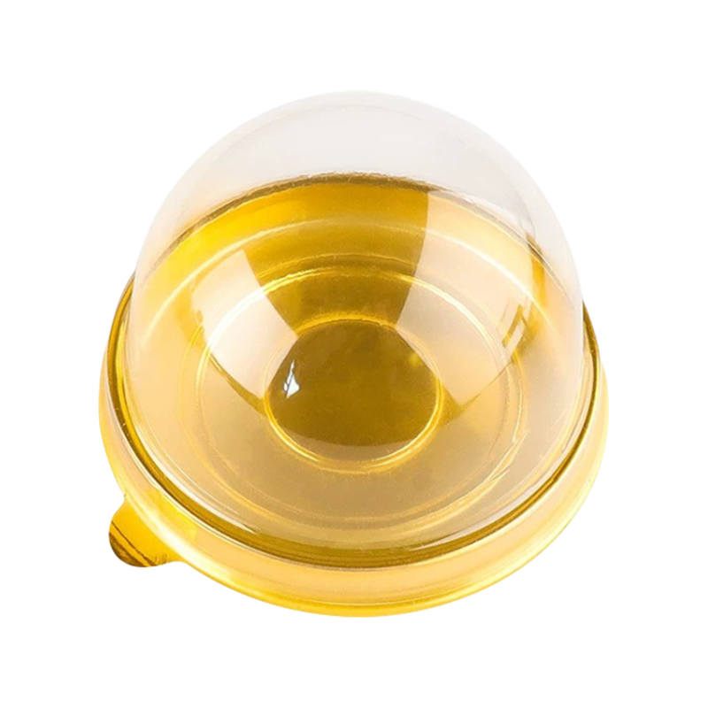 Kotak kemasan plastik PET kubah transparan