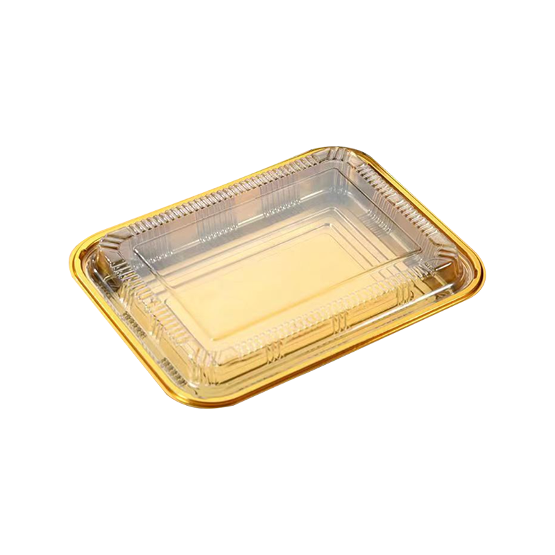 Kotak sushi Jepang sekali pakai emas