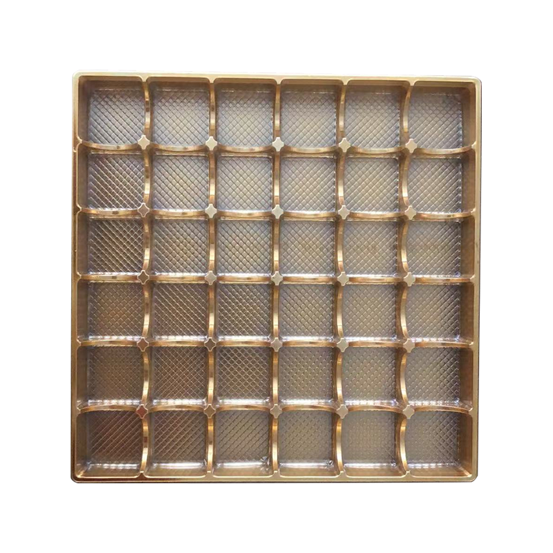 Kotak kemasan penutup gelembung coklat PET