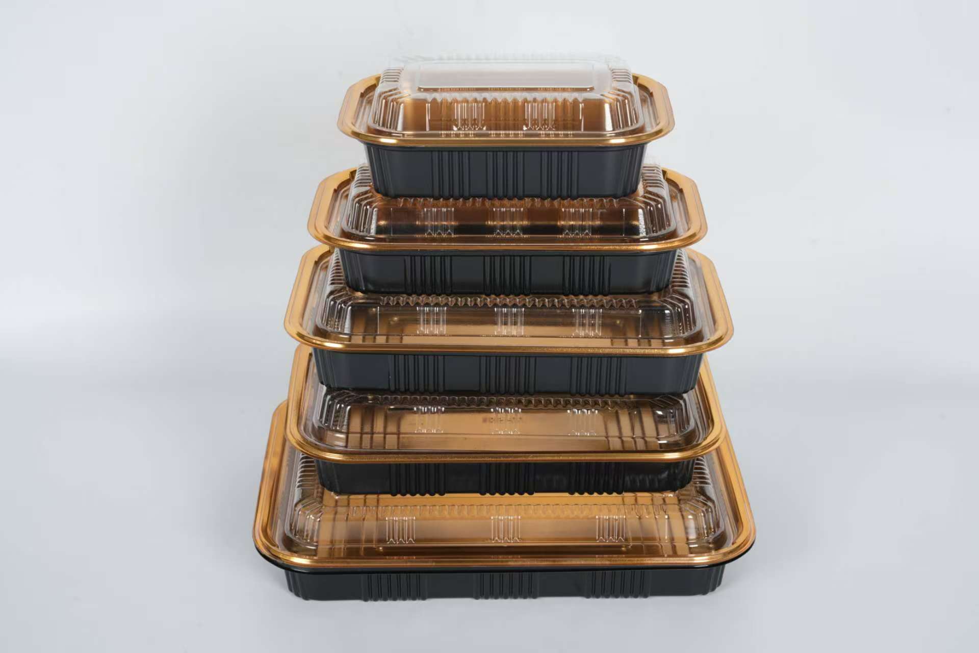 Kotak nampan makanan sushi bahan PP plastik sekali pakai 